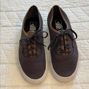 Vans Authentic Men's Dark Gray Canvas Sneakers